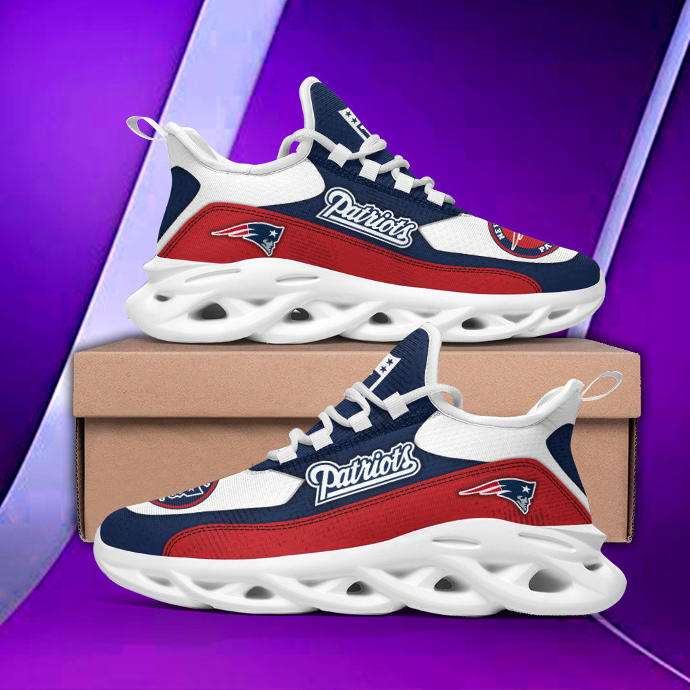New England Patriots Max Soul Shoes Sneakers For Men And Women Calebmatthewhans