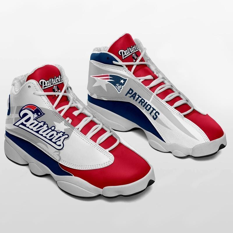 New England Patriots NFL AJ13 Sneakers Shoes For Men And Women Calebmatthewhans