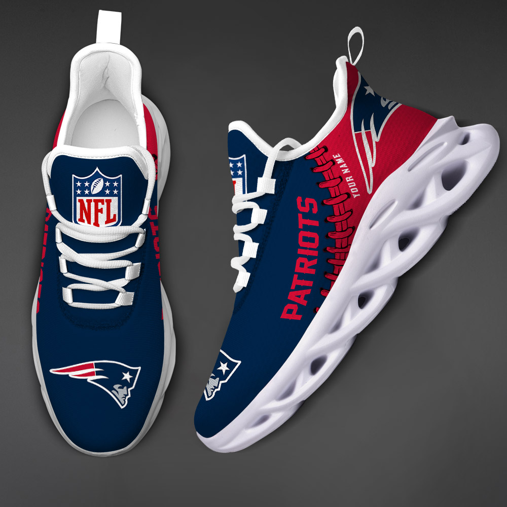 New England Patriots NFL Max Soul Shoes Sneakers For Men And Women Calebmatthewhans