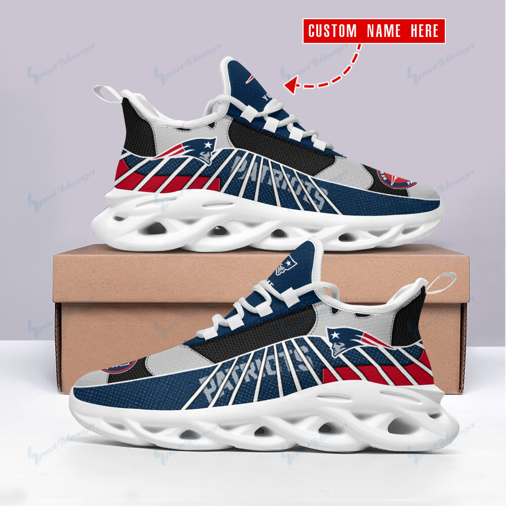 New England Patriots NFL Max Soul Shoes Sneakers For Men And Women Calebmatthewhans