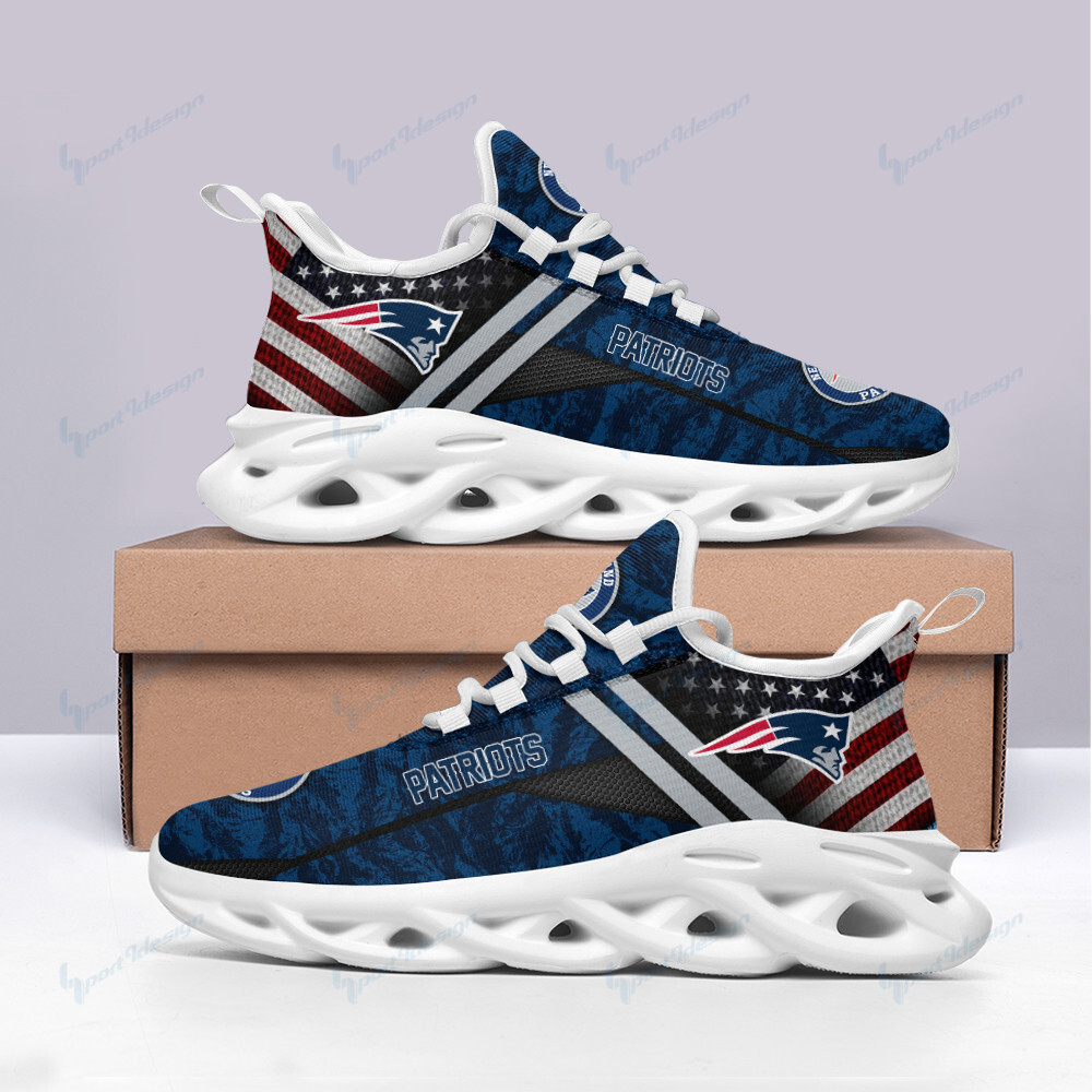 New England Patriots NFL Max Soul Shoes Sneakers For Men And Women Calebmatthewhans