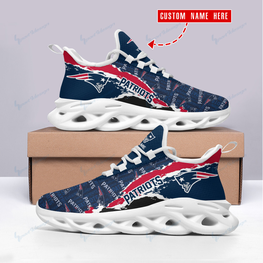 New England Patriots NFL Max Soul Shoes Sneakers For Men And Women Calebmatthewhans