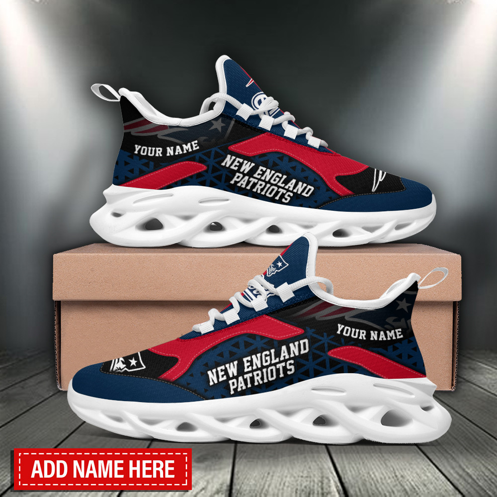 New England Patriots NFL Max Soul Shoes Sneakers For Men And Women Calebmatthewhans