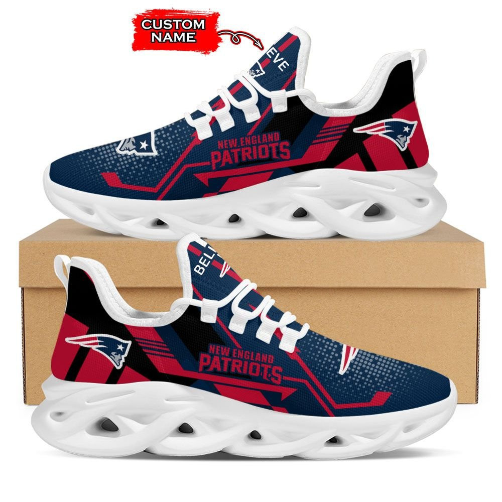 New England Patriots NFL Max Soul Shoes Sneakers For Men And Women Calebmatthewhans