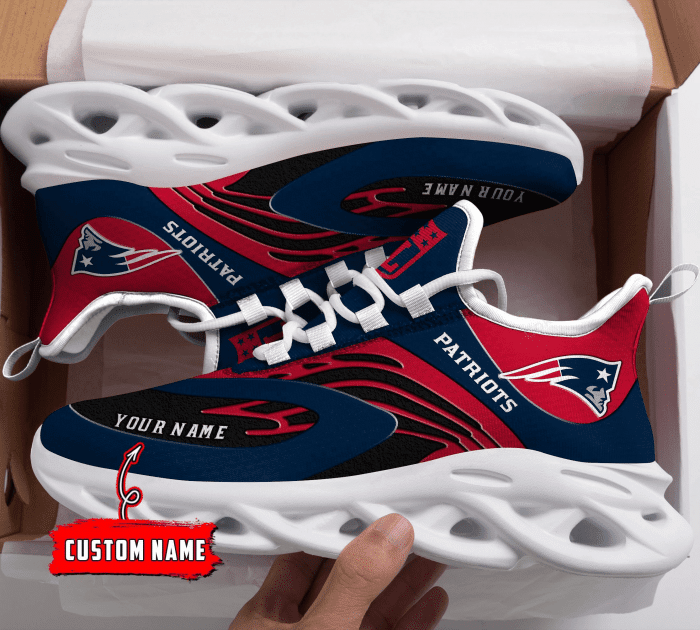 New England Patriots NFL Max Soul Shoes Sneakers For Men And Women Calebmatthewhans