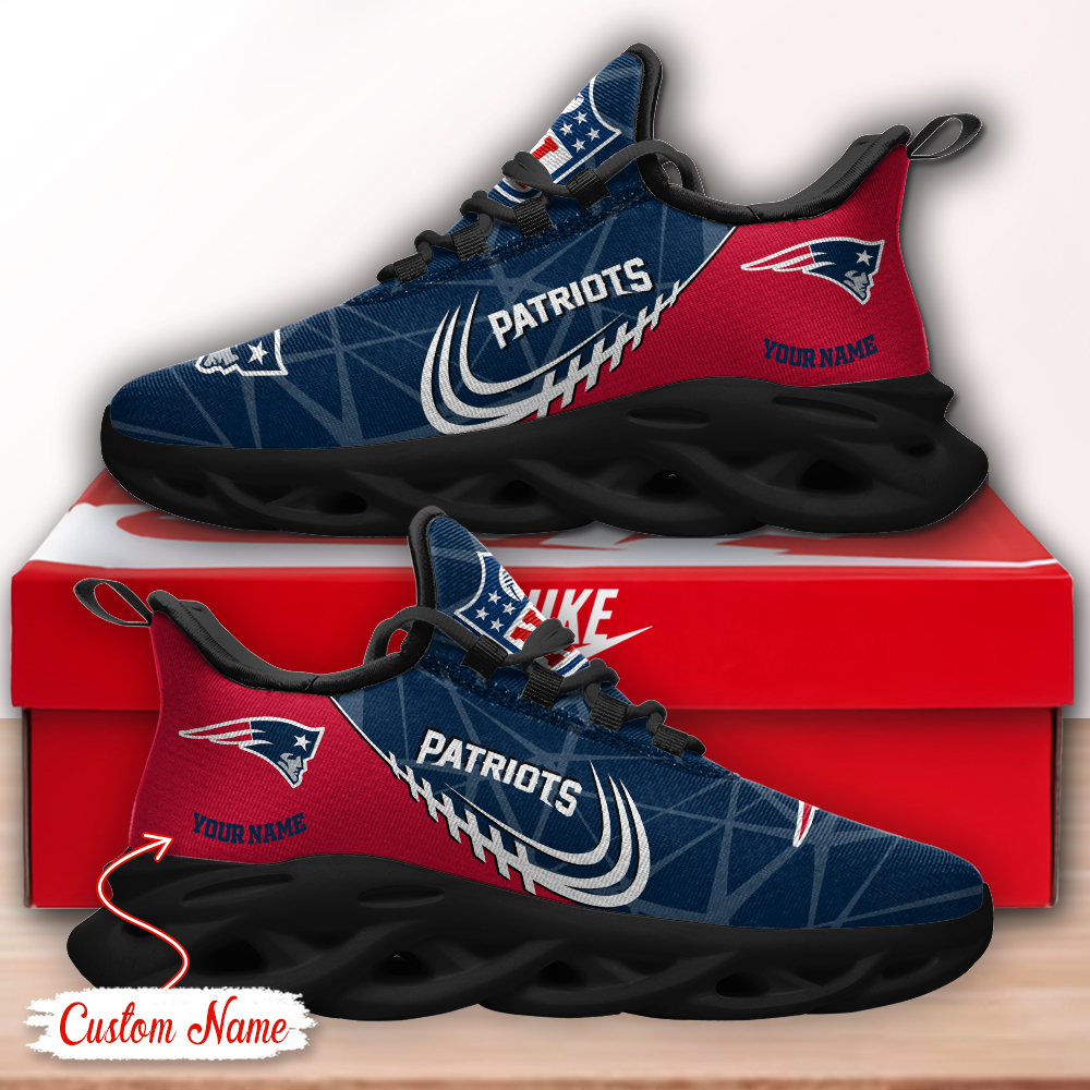 New England Patriots NFL Max Soul Shoes Sneakers For Men And Women Calebmatthewhans