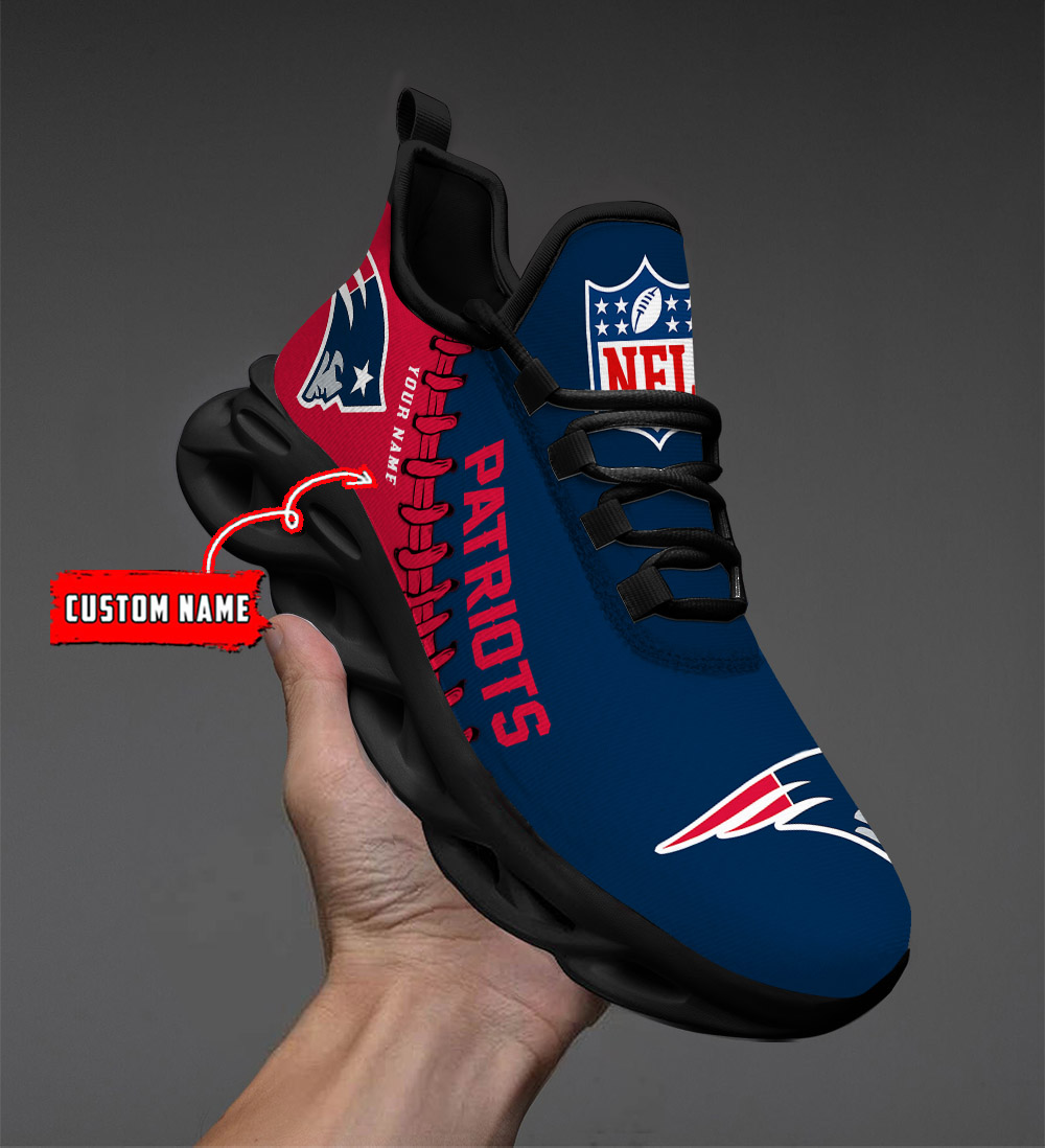 New England Patriots NFL Max Soul Shoes Sneakers For Men And Women Calebmatthewhans