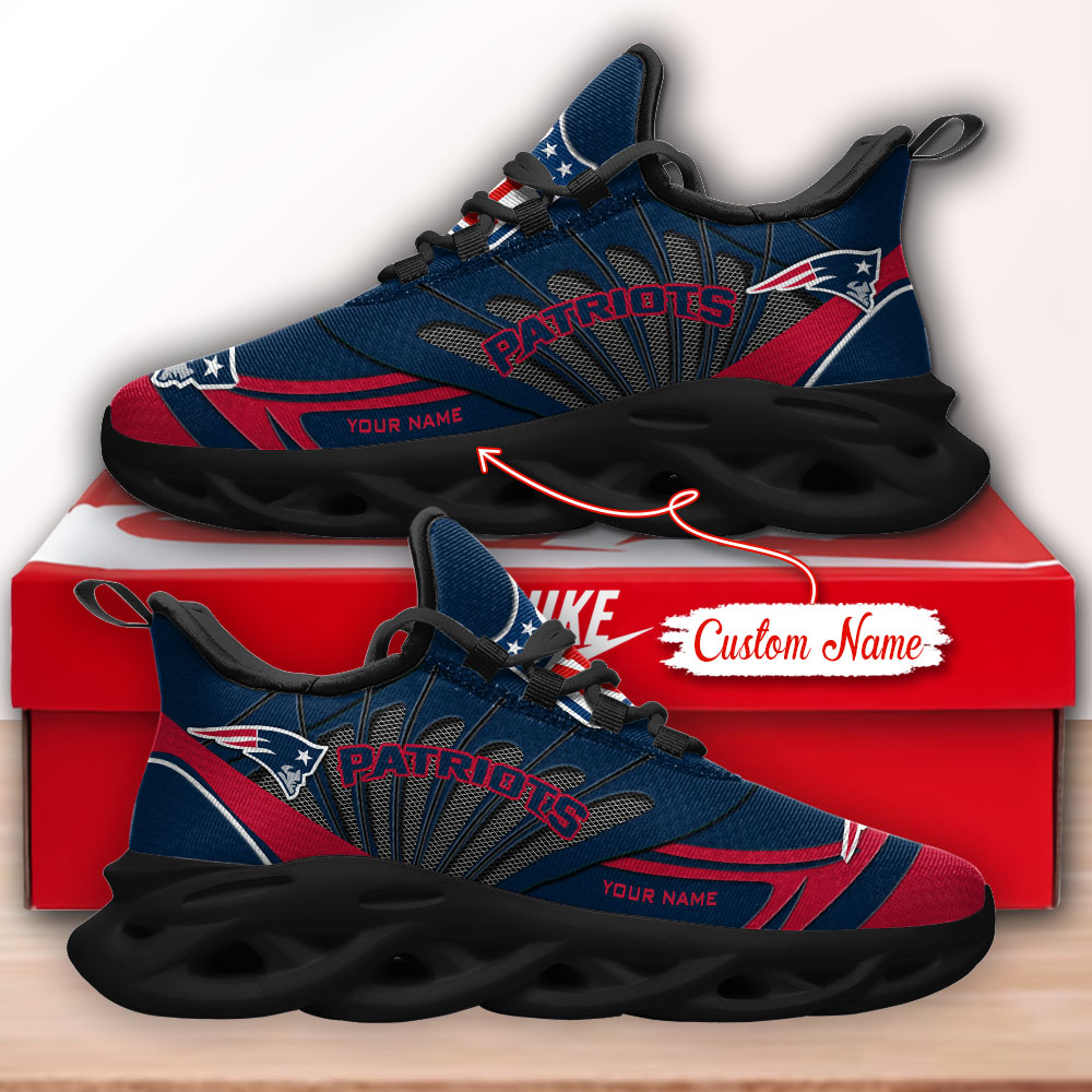 New England Patriots NFL Max Soul Shoes Sneakers For Men And Women Calebmatthewhans