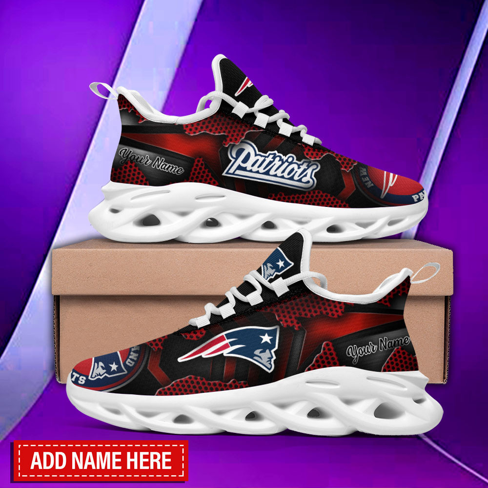 New England Patriots NFL Max Soul Shoes Sneakers For Men And Women Calebmatthewhans