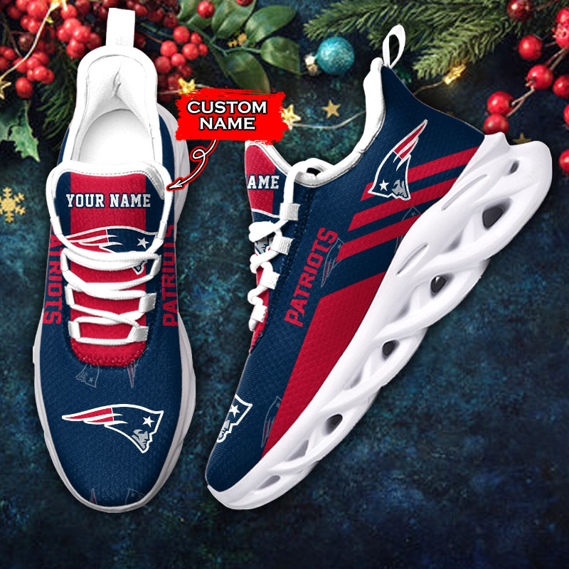 New England Patriots NFL Max Soul Shoes Sneakers For Men And Women Calebmatthewhans