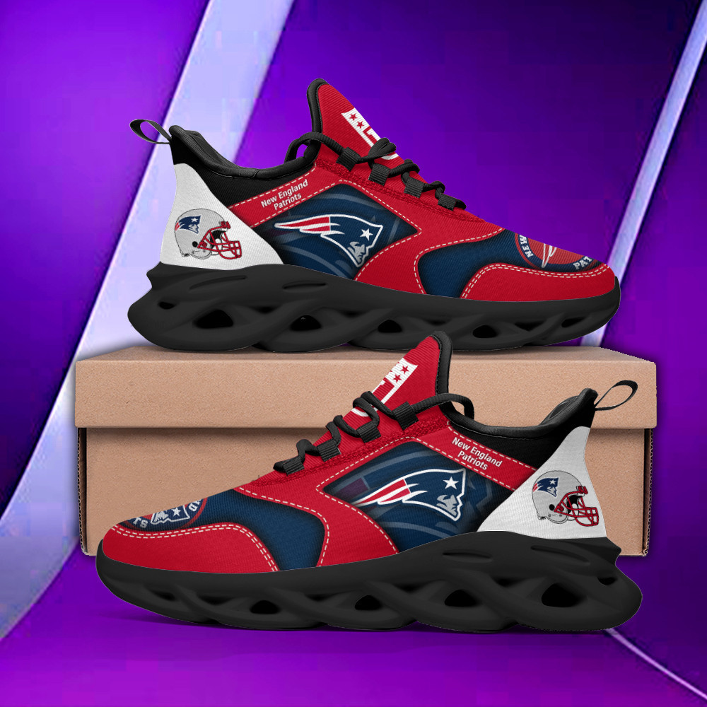 New England Patriots NFL Max Soul Shoes Sneakers For Men And Women Calebmatthewhans