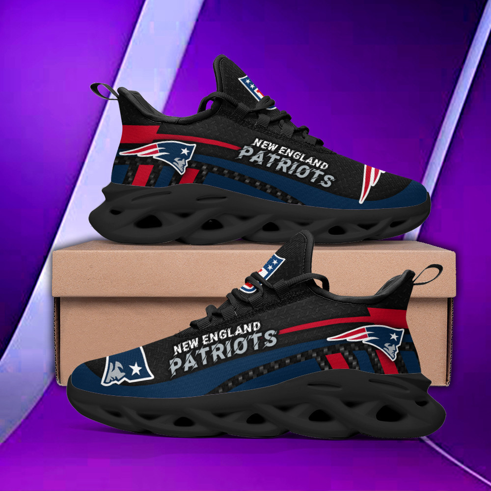New England Patriots NFL Max Soul Shoes Sneakers For Men And Women Calebmatthewhans