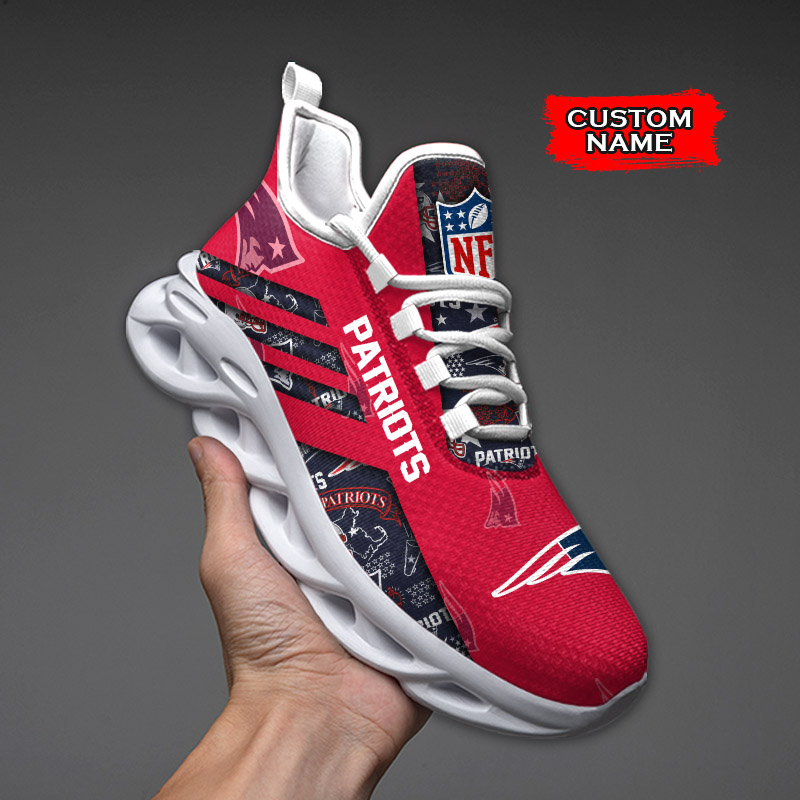 New England Patriots NFL Max Soul Shoes Sneakers For Men And Women Calebmatthewhans