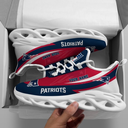 New England Patriots NFL Max Soul Shoes Sneakers For Men And Women Calebmatthewhans