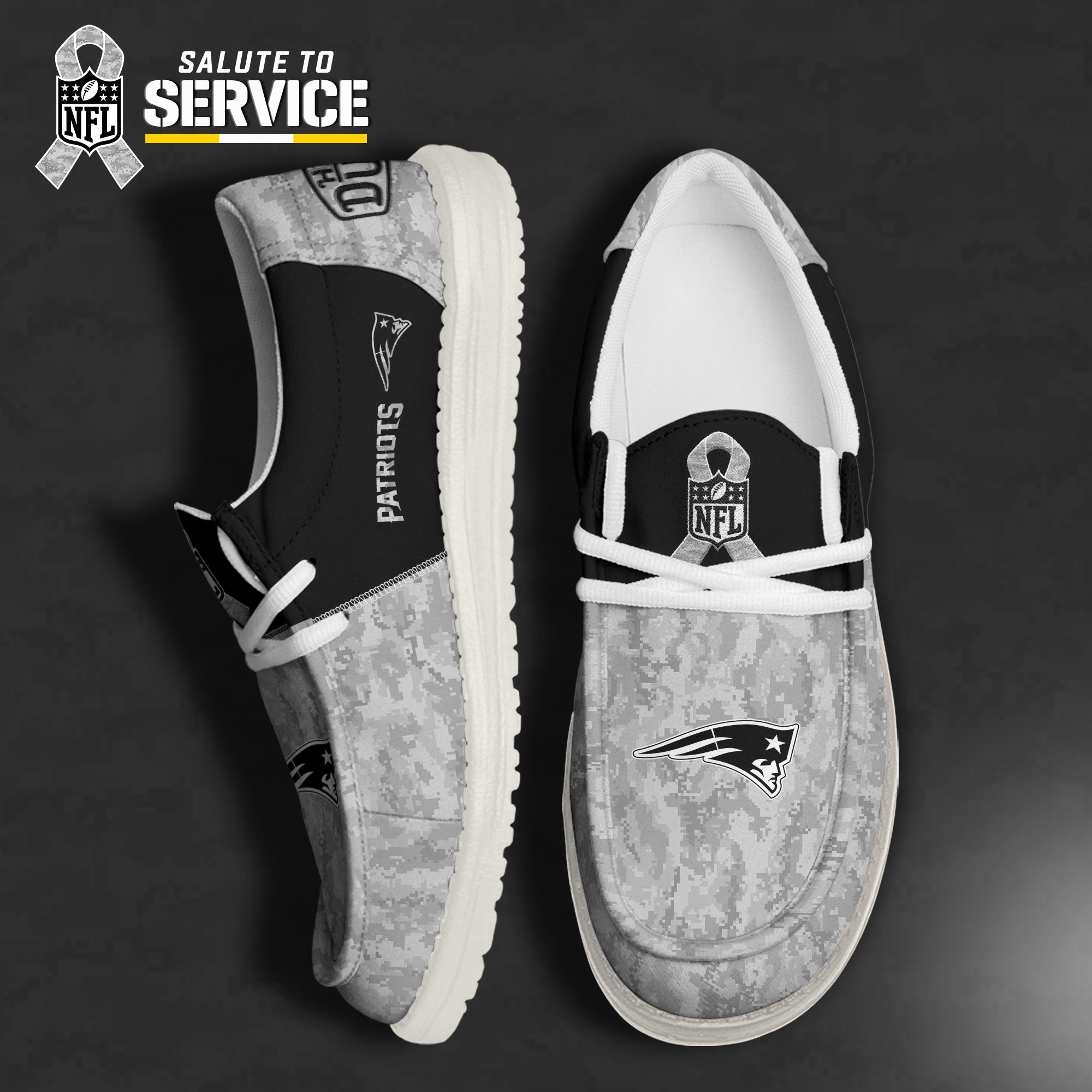 New England Patriots Personalized Hey Dude Shoes For Men And Women Calebmatthewhans