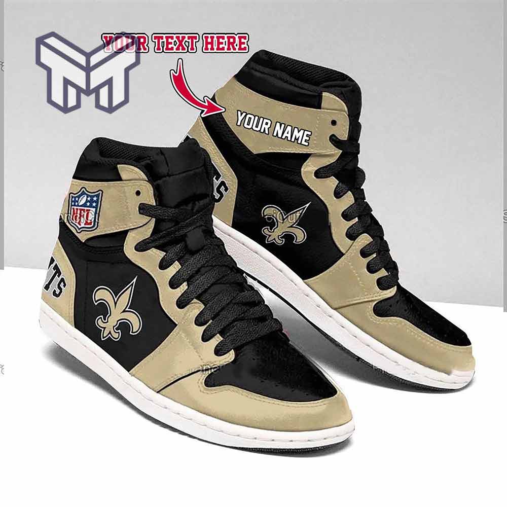 New Orleans Saints AJ1 High Sneakers Shoes For Men And Women Calebmatthewhans