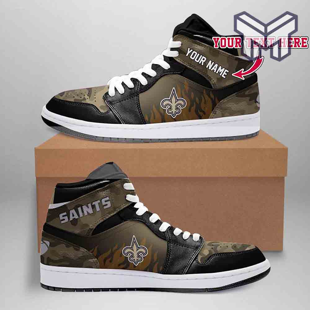 New Orleans Saints AJ1 High Sneakers Shoes For Men And Women Calebmatthewhans
