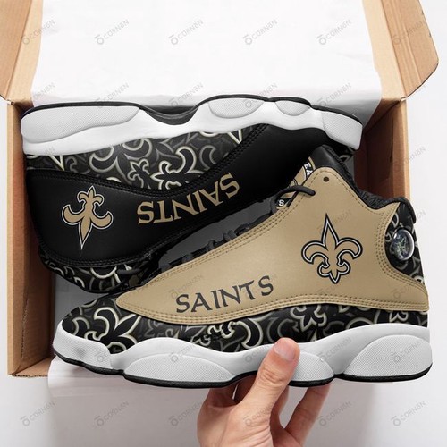 New Orleans Saints AJ13 Sneakers Shoes For Men And Women Calebmatthewhans