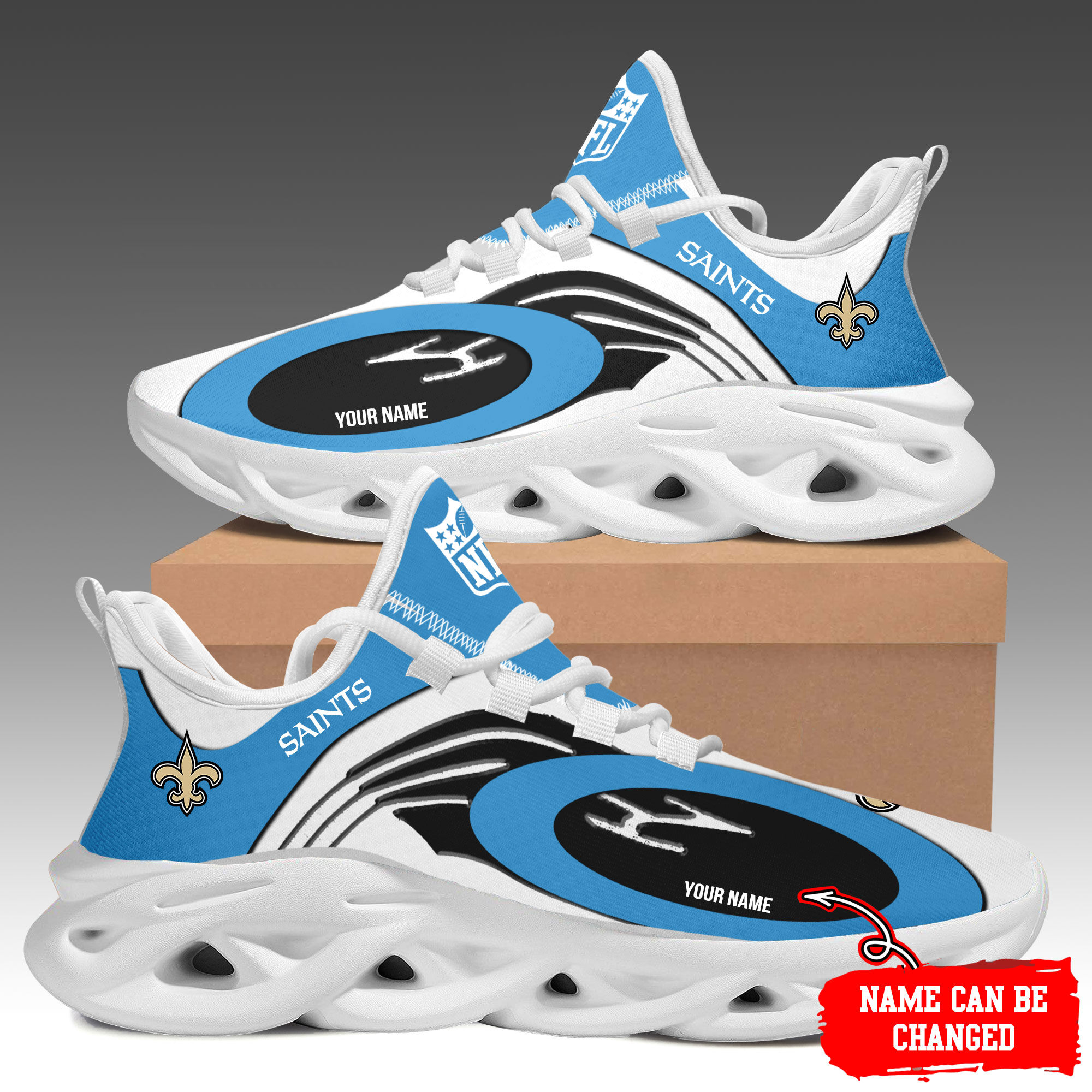 New Orleans Saints Max Soul Shoes Sneakers For Men And Women Calebmatthewhans