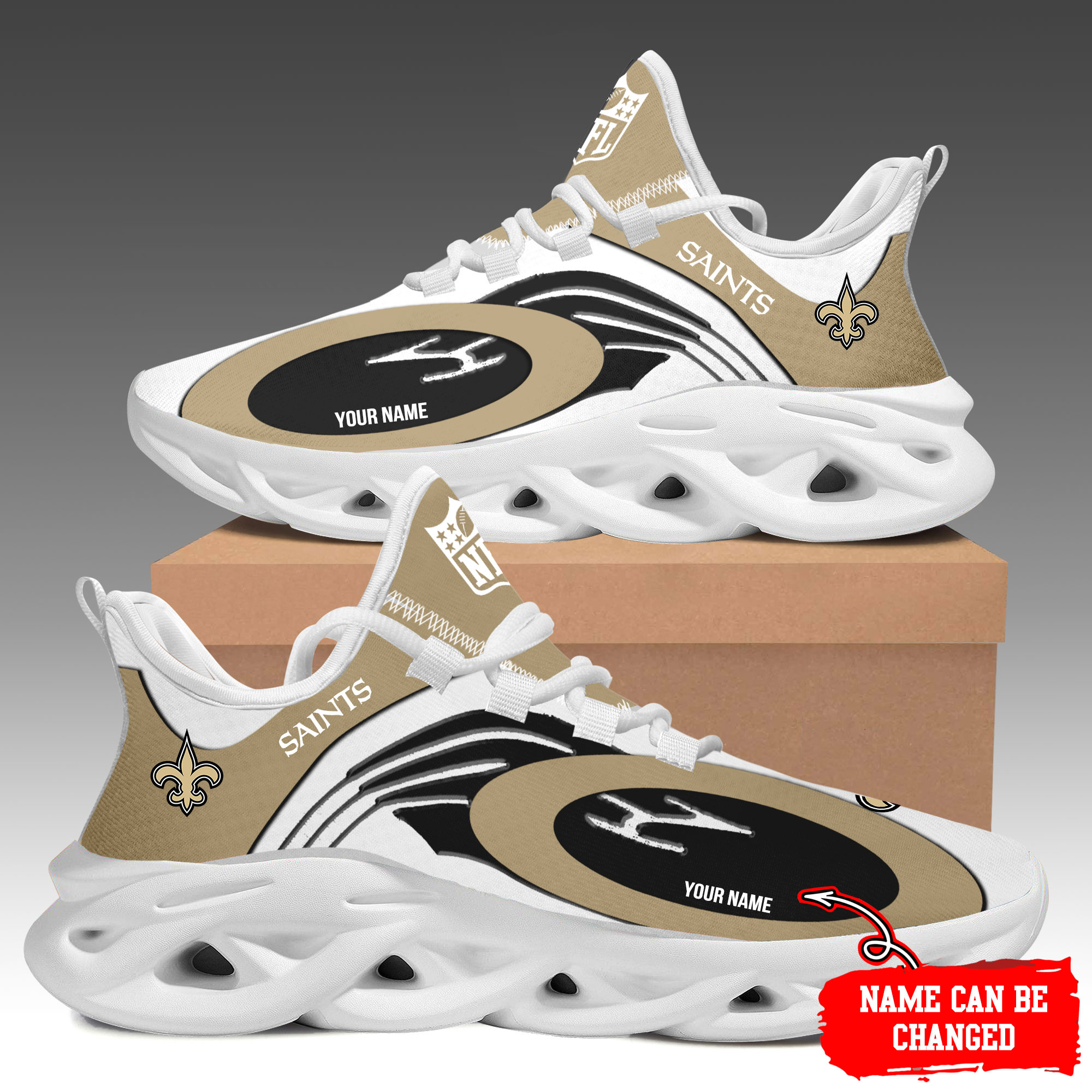 New Orleans Saints Max Soul Shoes Sneakers For Men And Women Calebmatthewhans