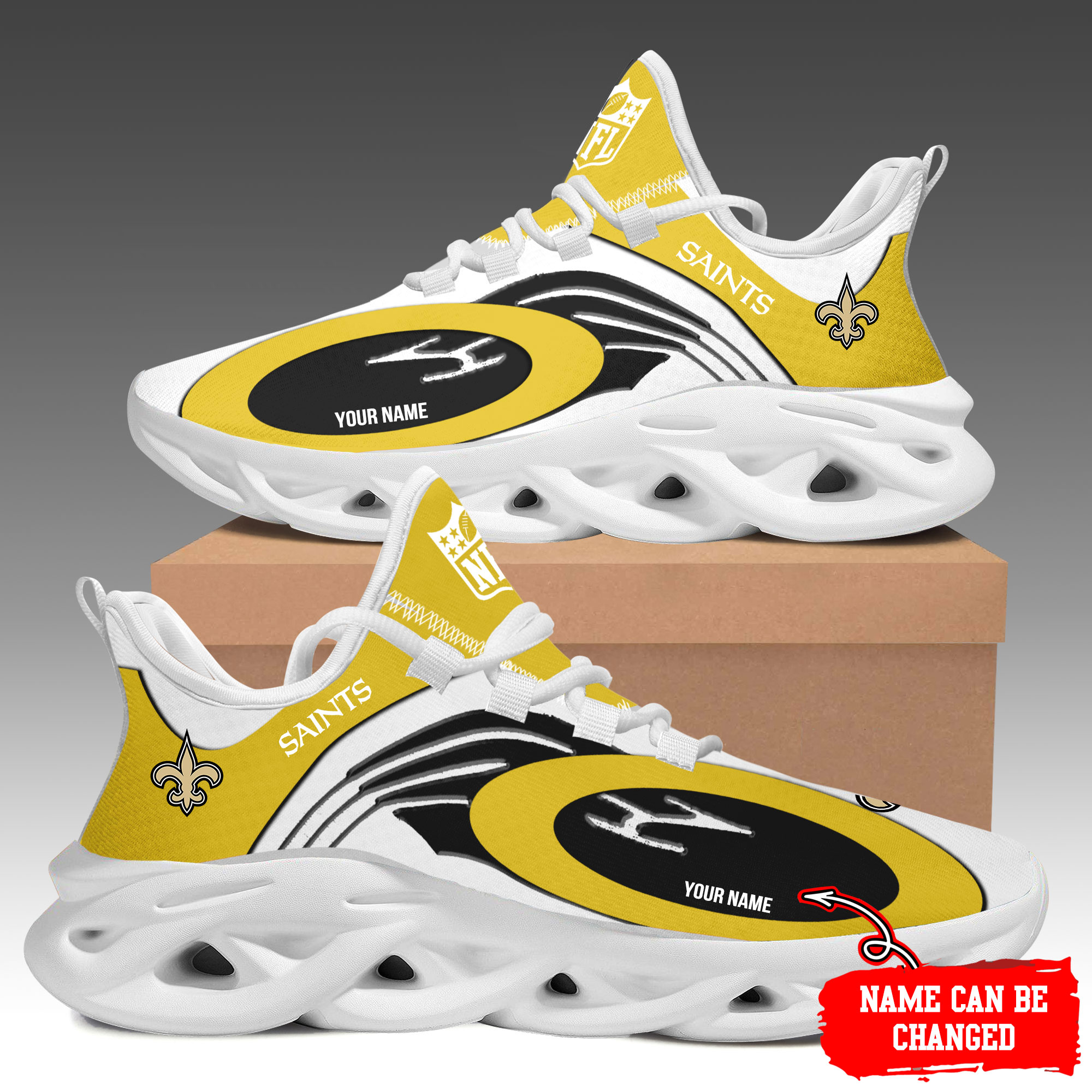 New Orleans Saints Max Soul Shoes Sneakers For Men And Women Calebmatthewhans