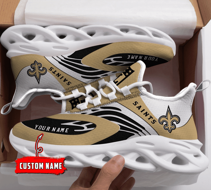 New Orleans Saints NFL Max Soul Shoes Sneakers For Men And Women Calebmatthewhans