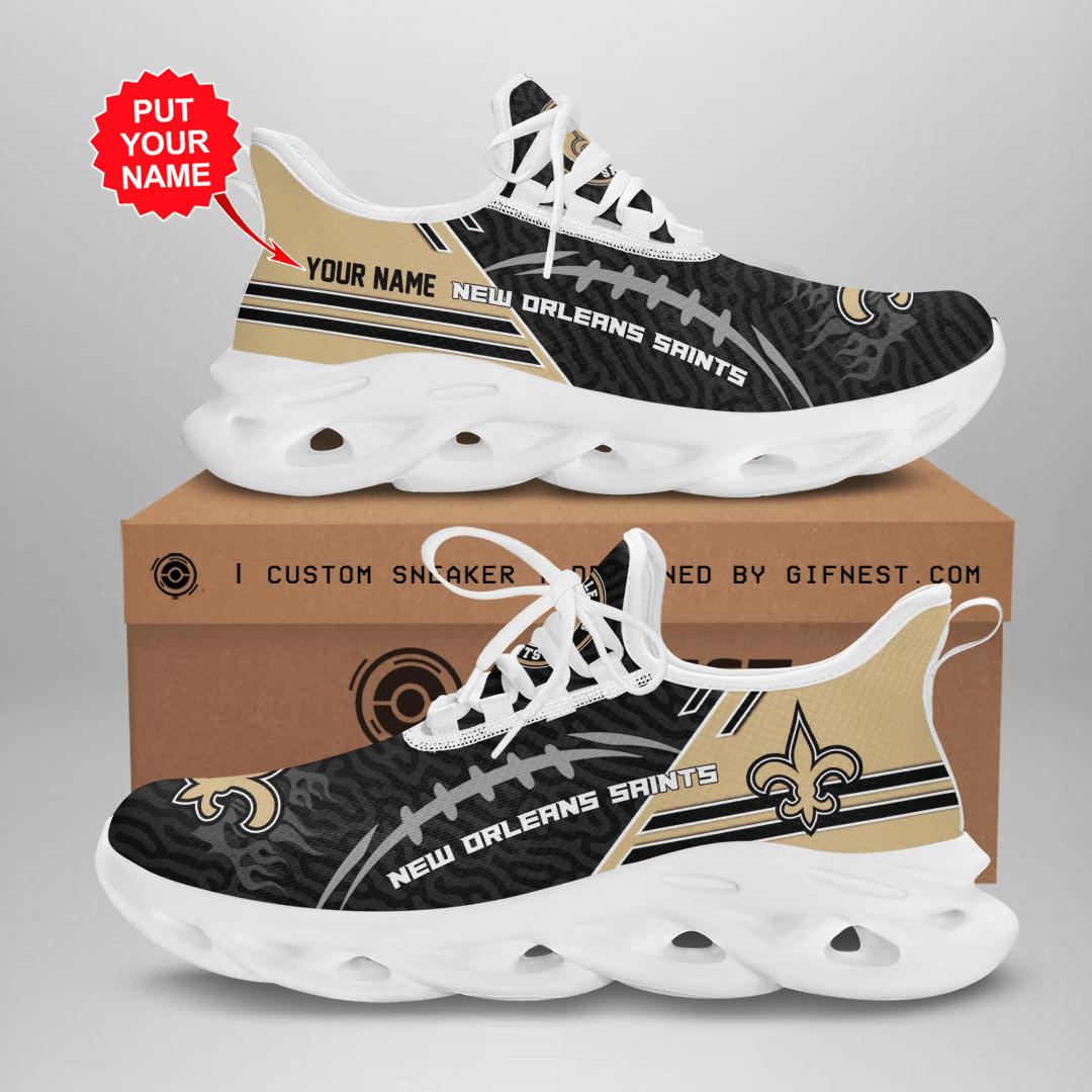 New Orleans Saints NFL Max Soul Shoes Sneakers For Men And Women Calebmatthewhans