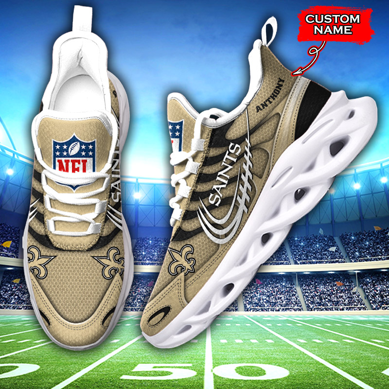 New Orleans Saints NFL Max Soul Shoes Sneakers For Men And Women Calebmatthewhans
