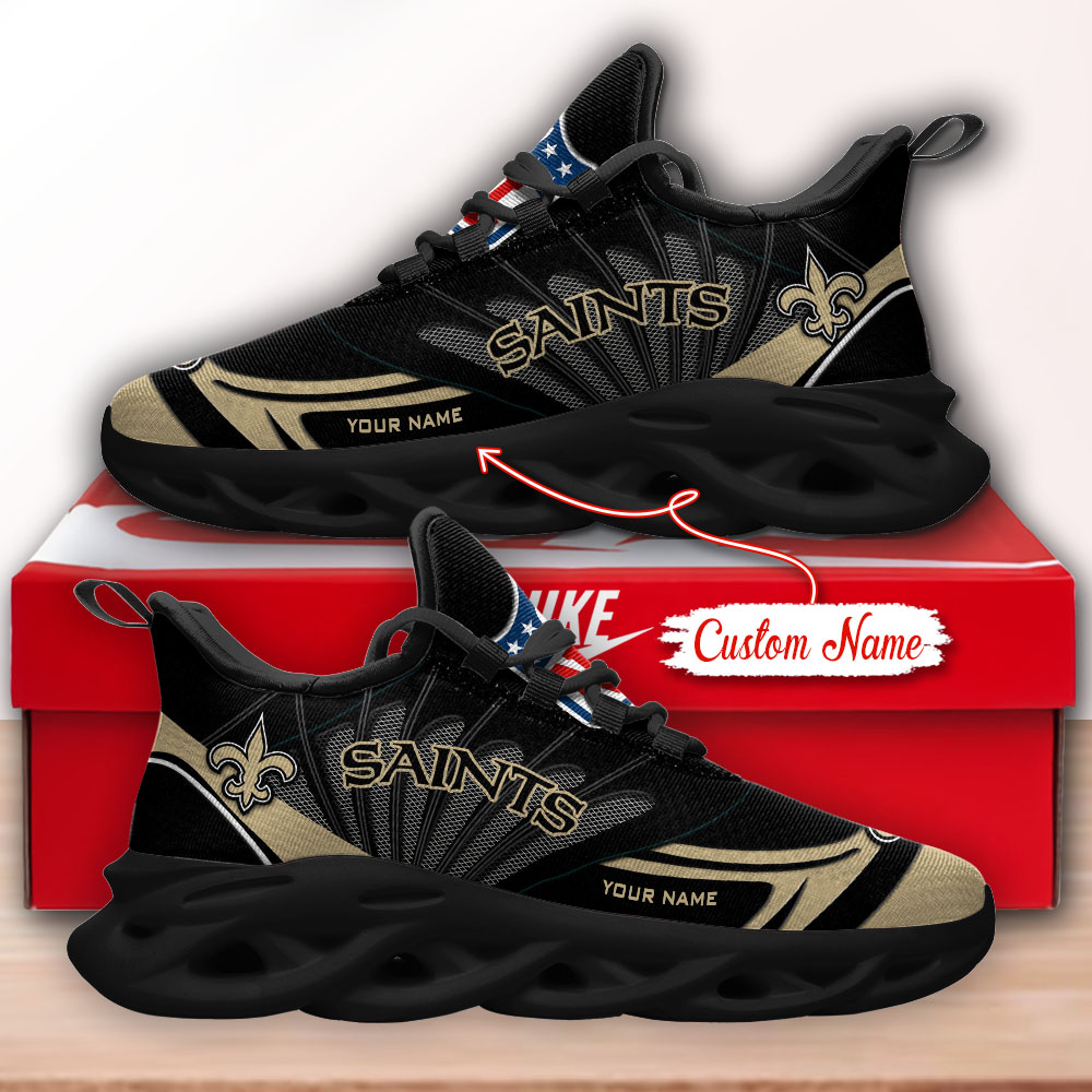 New Orleans Saints NFL Max Soul Shoes Sneakers For Men And Women Calebmatthewhans