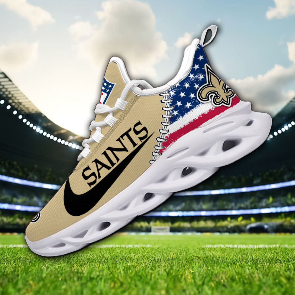 New Orleans Saints NFL Max Soul Shoes Sneakers For Men And Women Calebmatthewhans