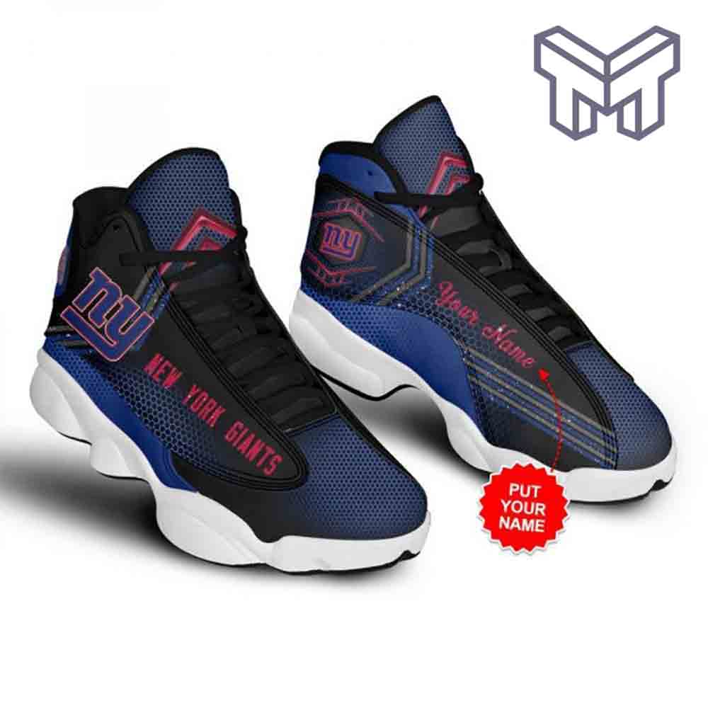 New York Giants AJ13 Sneakers Shoes For Men And Women Calebmatthewhans