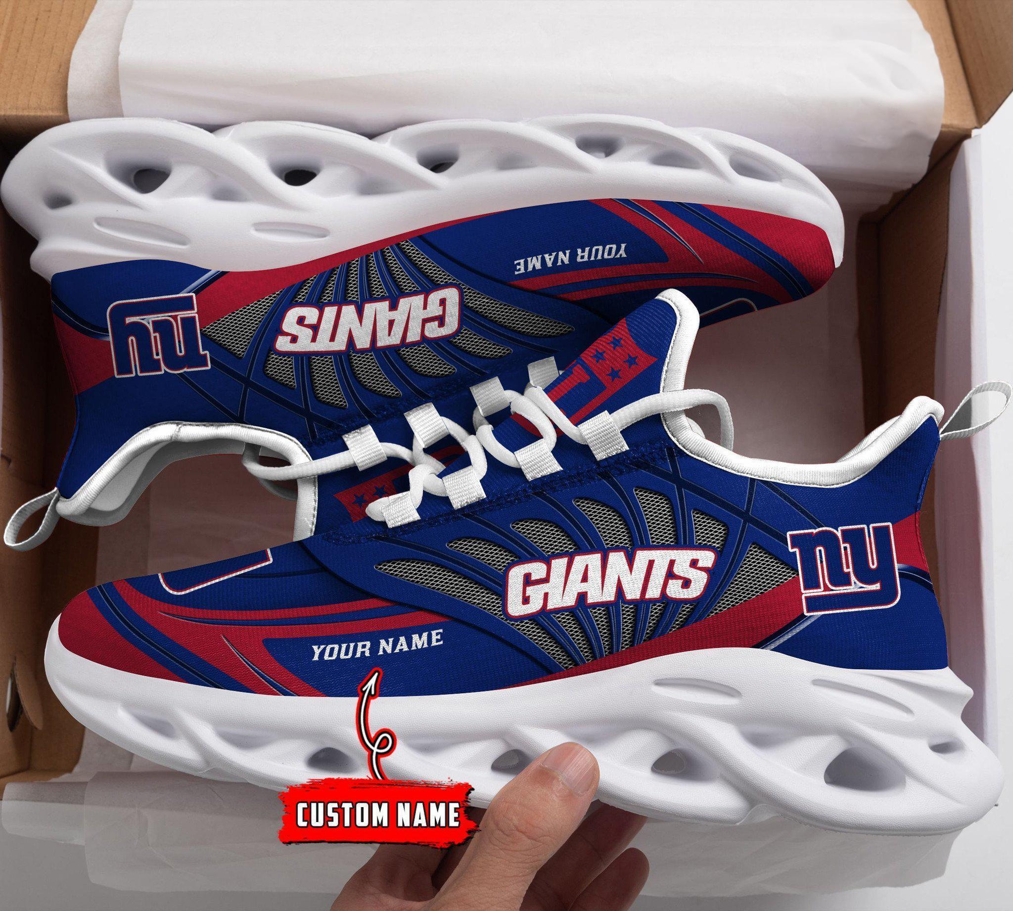 New York Giants Max Soul Shoes Sneakers For Men And Women Calebmatthewhans