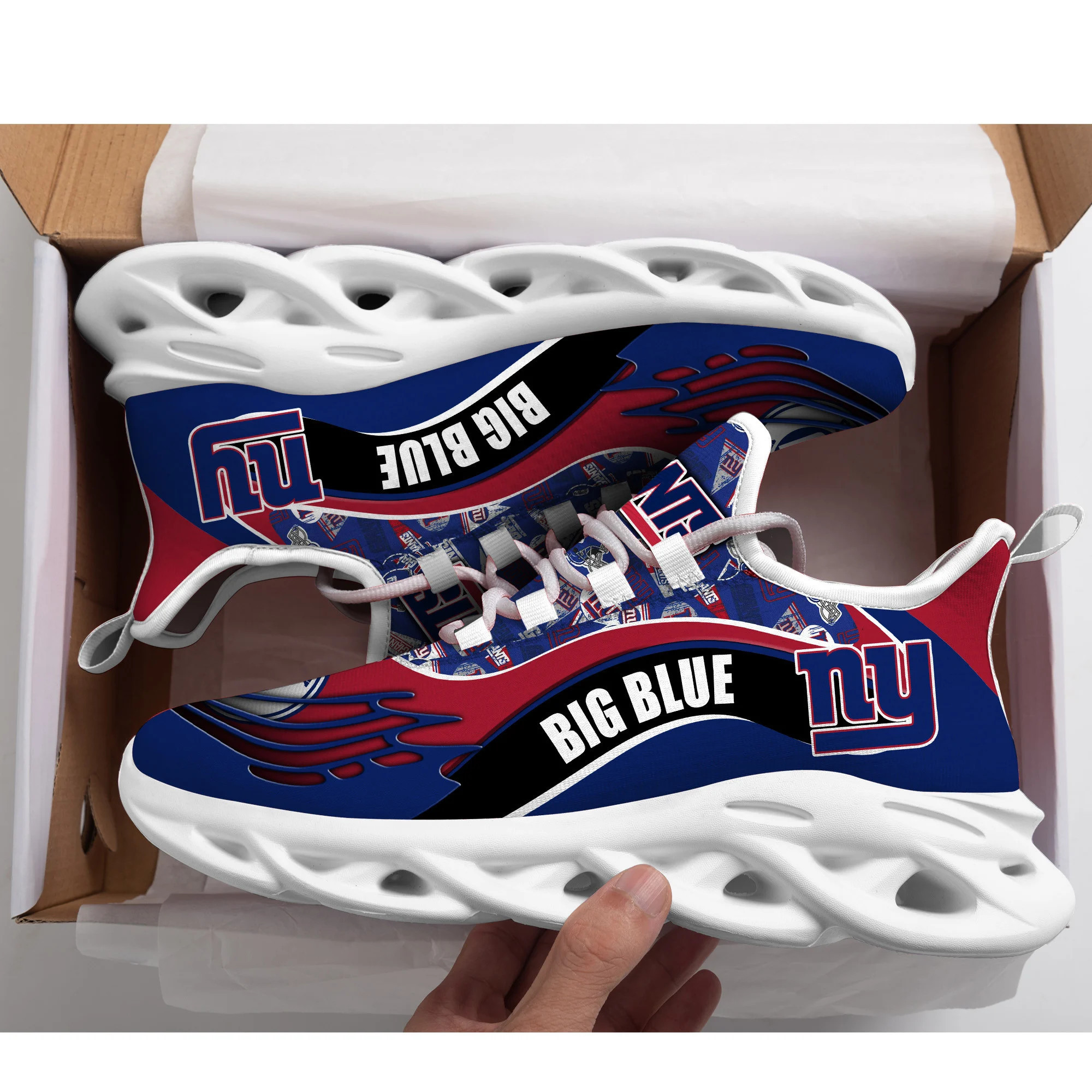 New York Giants NFL Max Soul Shoes Sneakers For Men And Women Calebmatthewhans