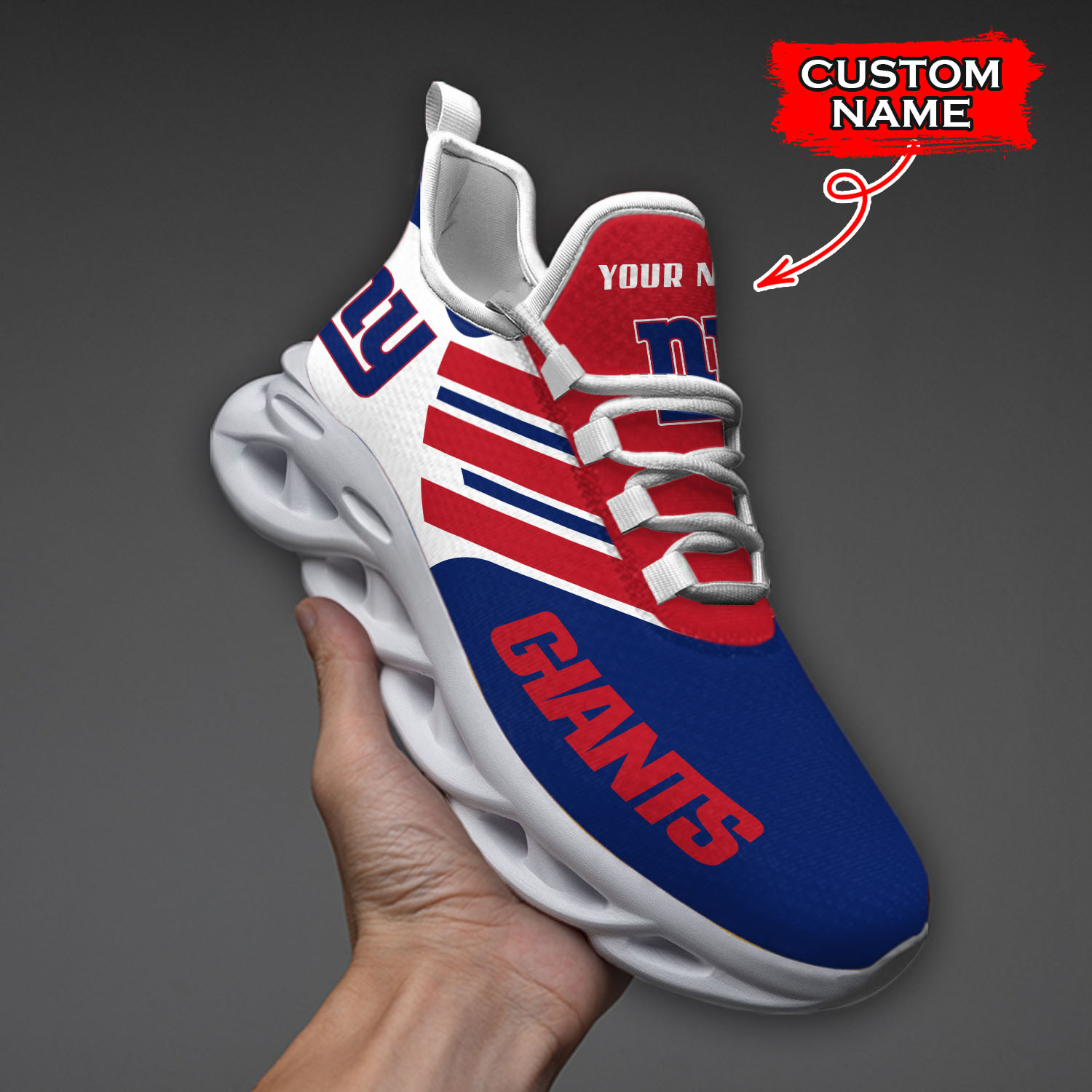 New York Giants NFL Max Soul Shoes Sneakers For Men And Women Calebmatthewhans