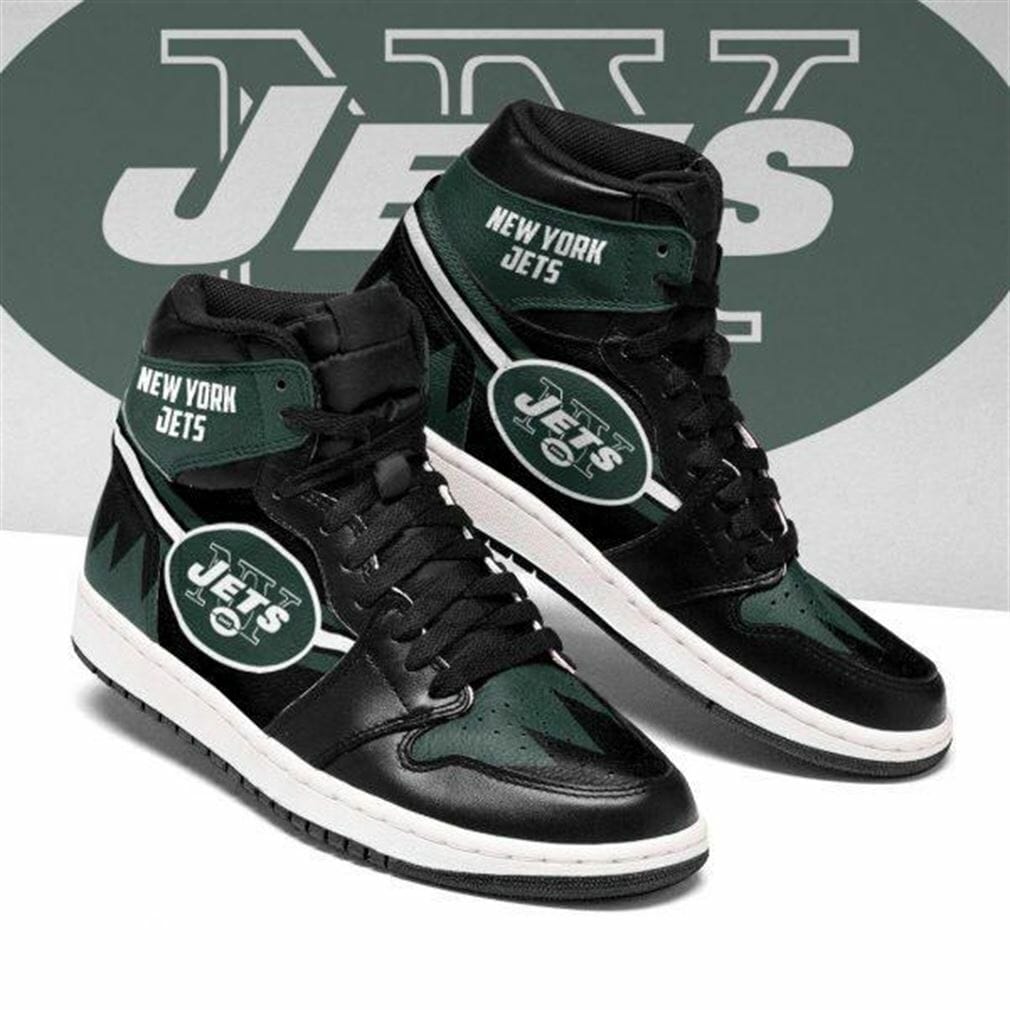 New York Jets NFL AJ1 High Sneakers Shoes For Men And Women Calebmatthewhans
