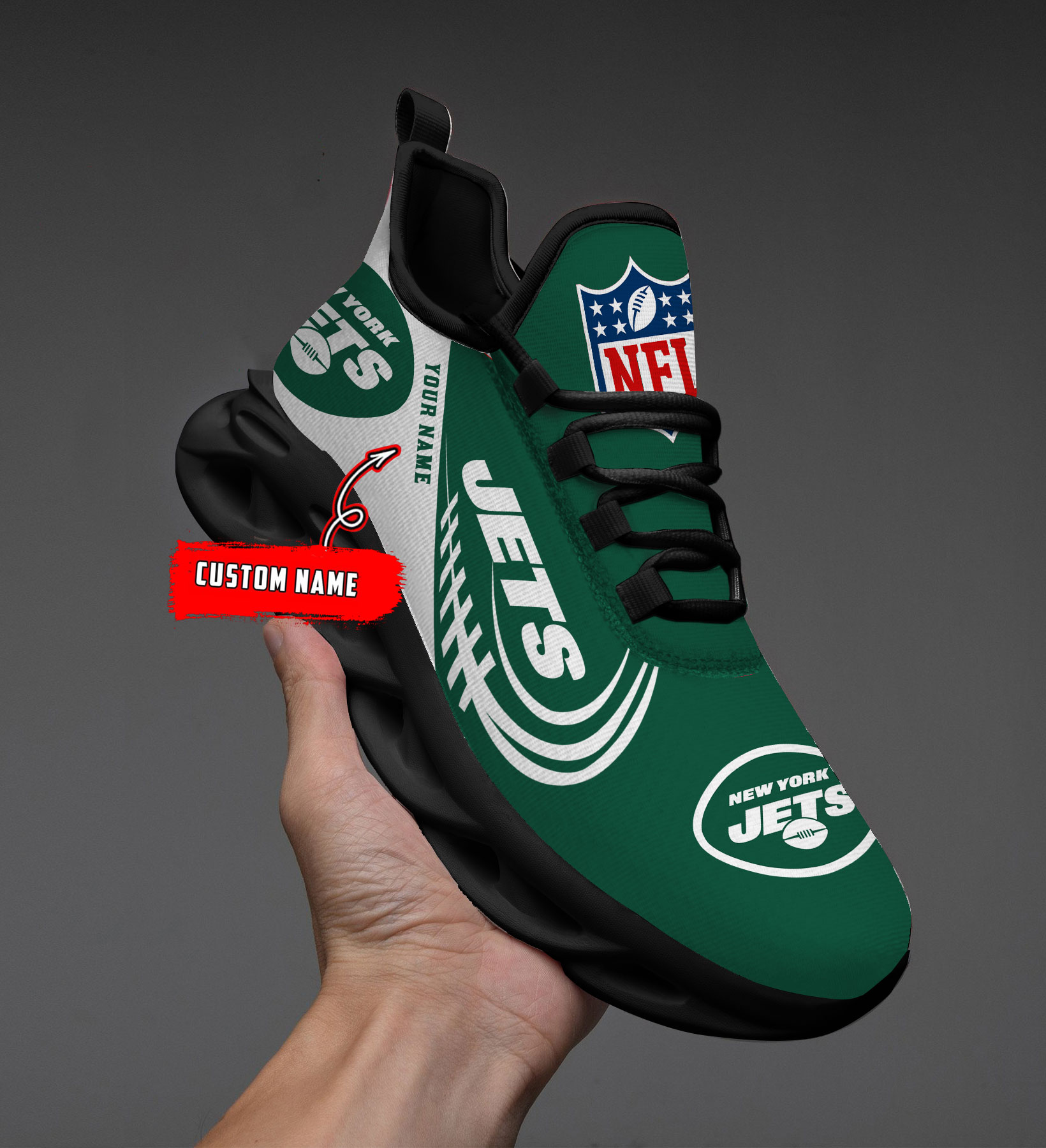 New York Jets NFL Max Soul Shoes Sneakers For Men And Women Calebmatthewhans
