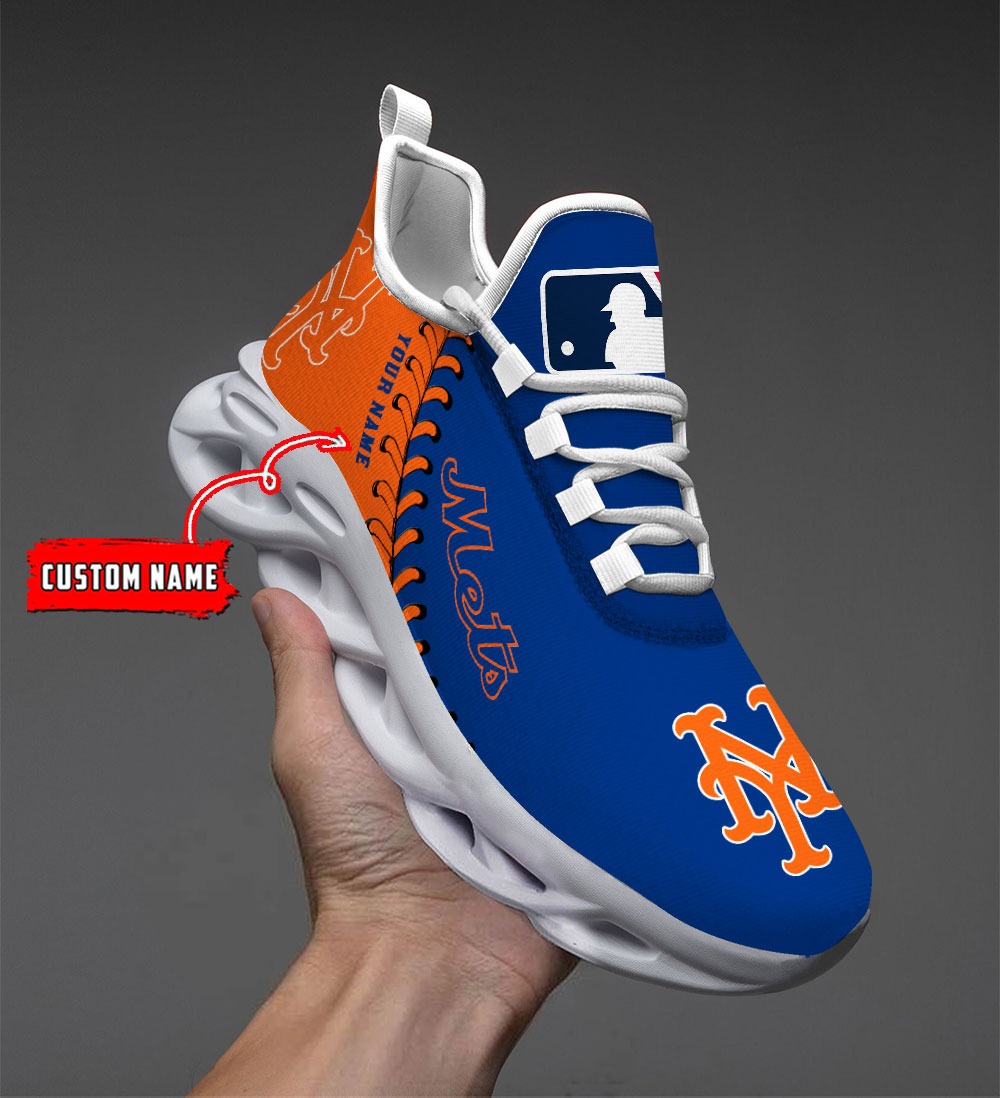 New York Mets MLB Max Soul Shoes Sneakers For Men And Women Calebmatthewhans