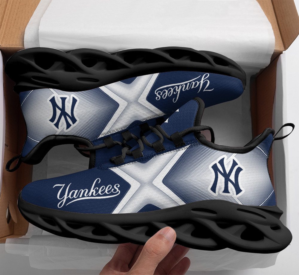 New York Yankees Max Soul Shoes Sneakers For Men And Women Calebmatthewhans