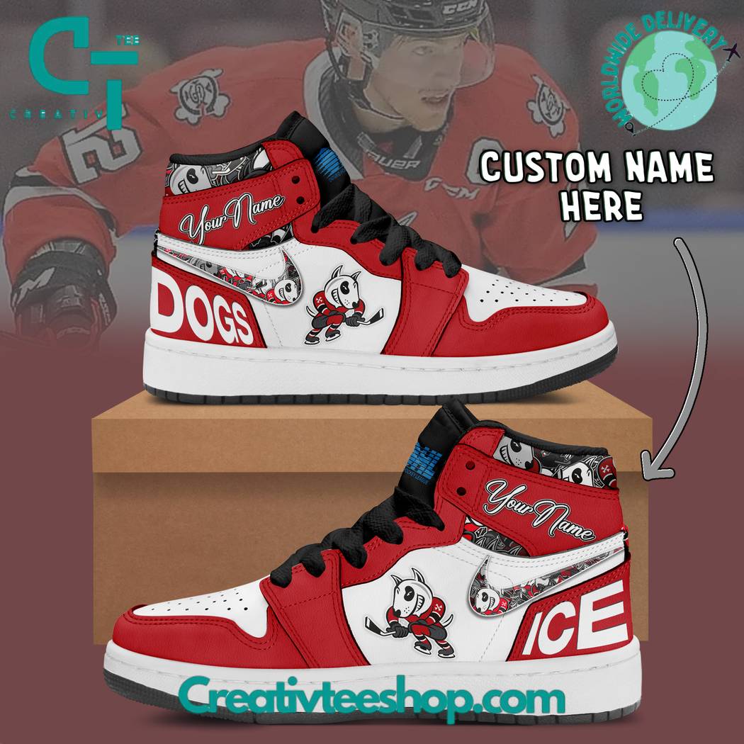 Niagara IceDogs AJ1 High Sneakers Shoes For Men And Women Calebmatthewhans