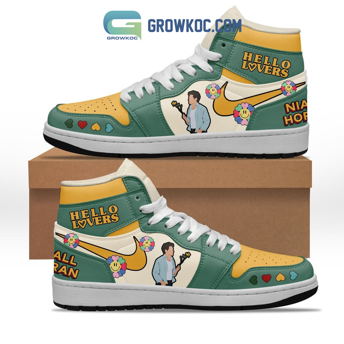 Niall Horan AJ1 High Sneakers Shoes For Men And Women Calebmatthewhans