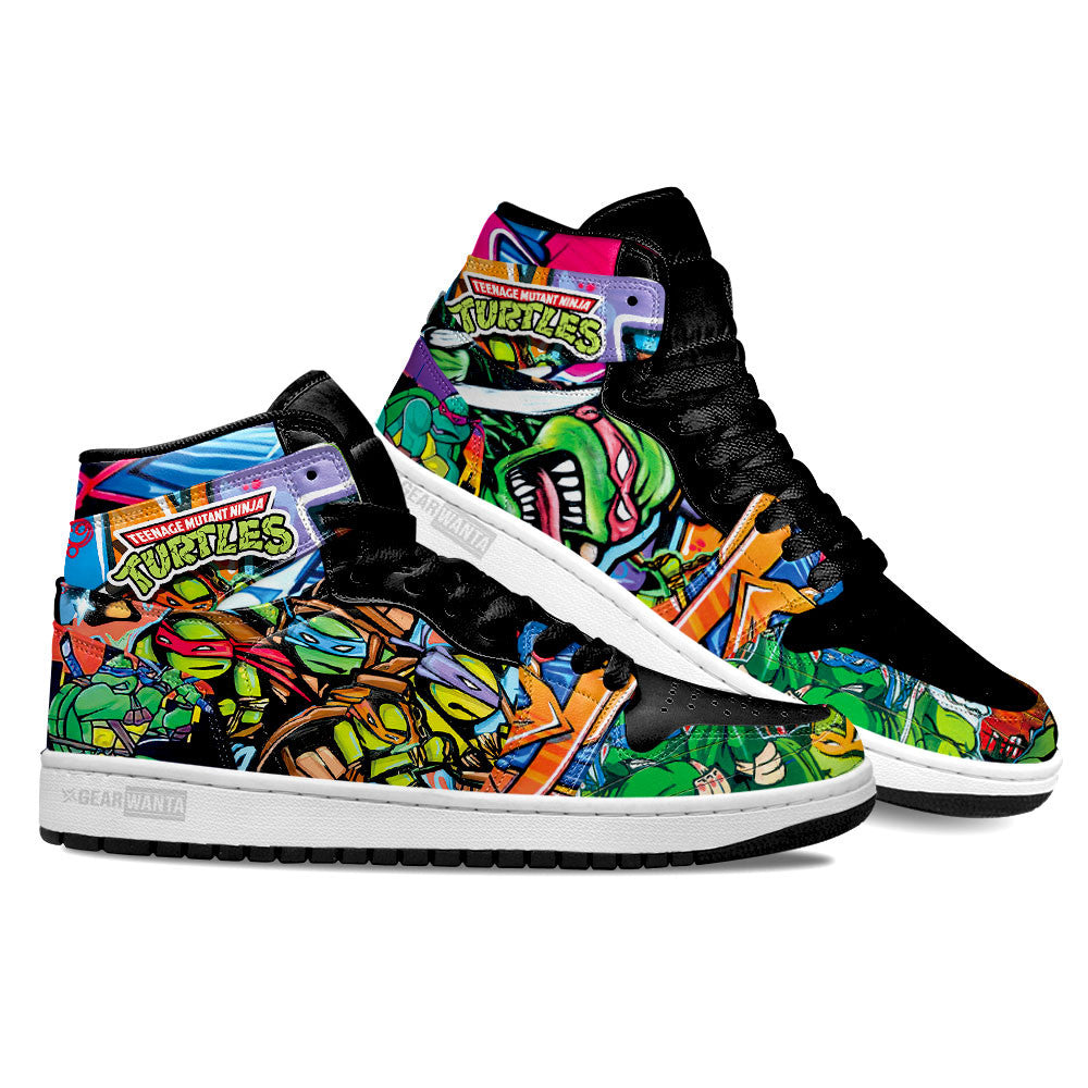 Ninja Turtles AJ1 High Sneakers Shoes For Men And Women Calebmatthewhans
