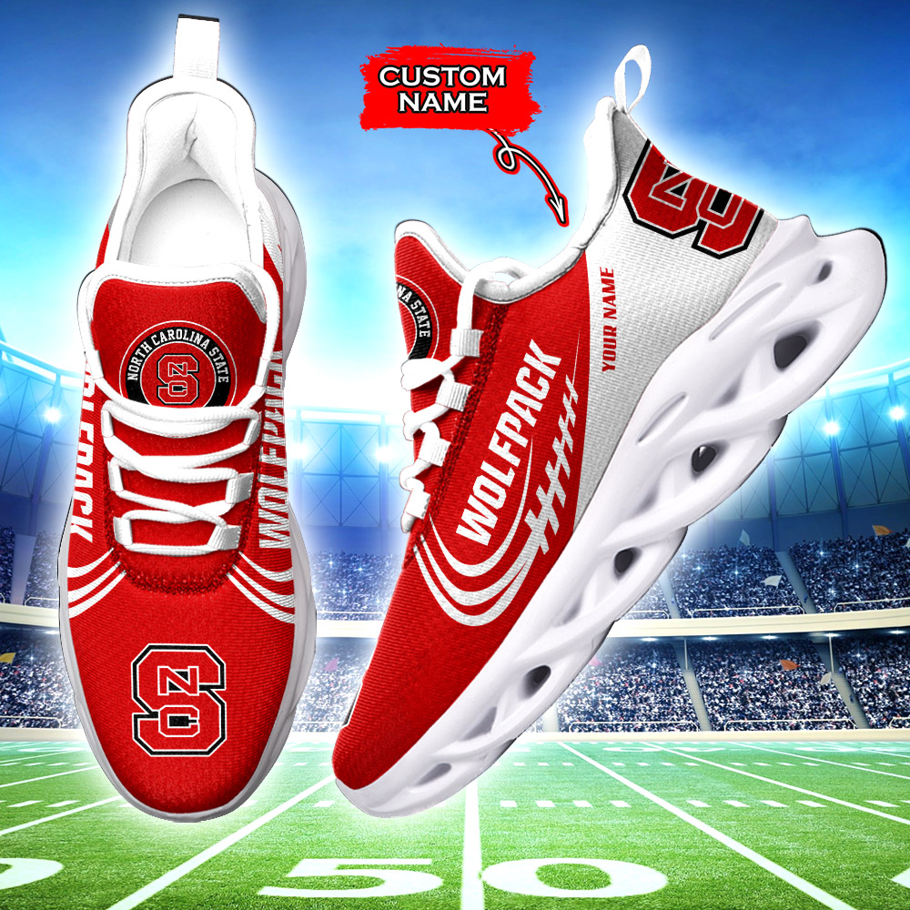 North Carolina State Wolfpack NCAA Max Soul Shoes Sneakers For Men And Women Calebmatthewhans