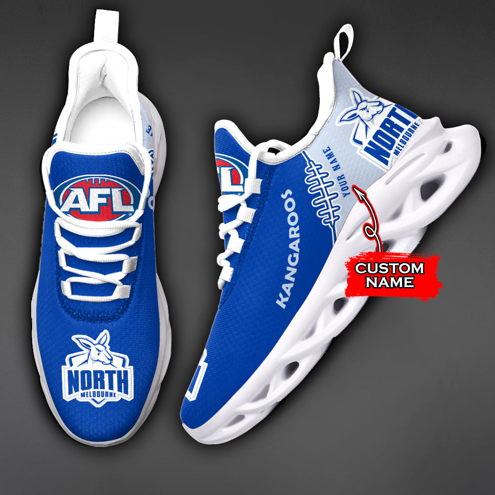 North Melbourne Kangaroos AFL Max Soul Shoes Sneakers For Men And Women Calebmatthewhans