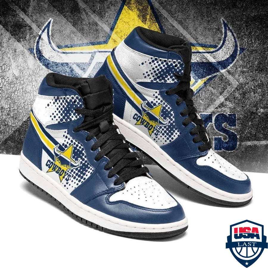 North Queensland Cowboys NRL AJ1 High Sneakers Shoes For Men And Women Calebmatthewhans