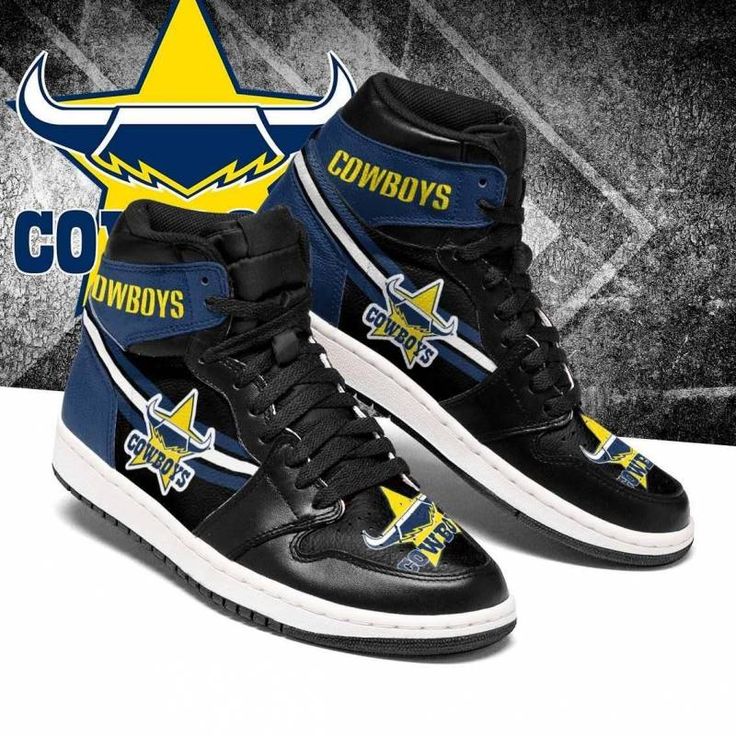 North Queensland Cowboys NRL AJ1 High Sneakers Shoes For Men And Women Calebmatthewhans