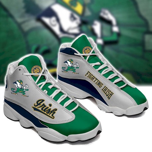Notre Dame Fighting Irish AJ13 Sneakers Shoes For Men And Women Calebmatthewhans