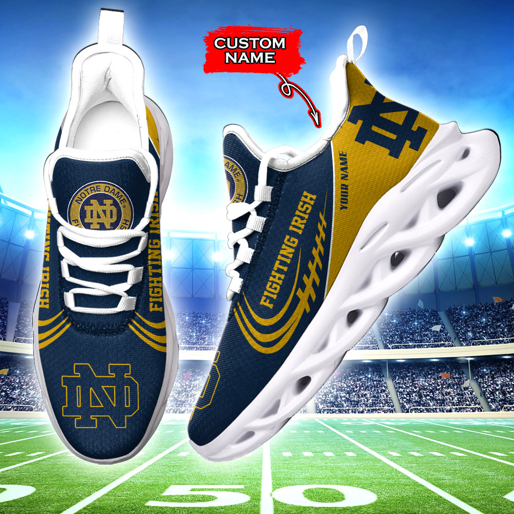 Notre Dame Fighting Irish NCAA Max Soul Shoes Sneakers For Men And Women Calebmatthewhans