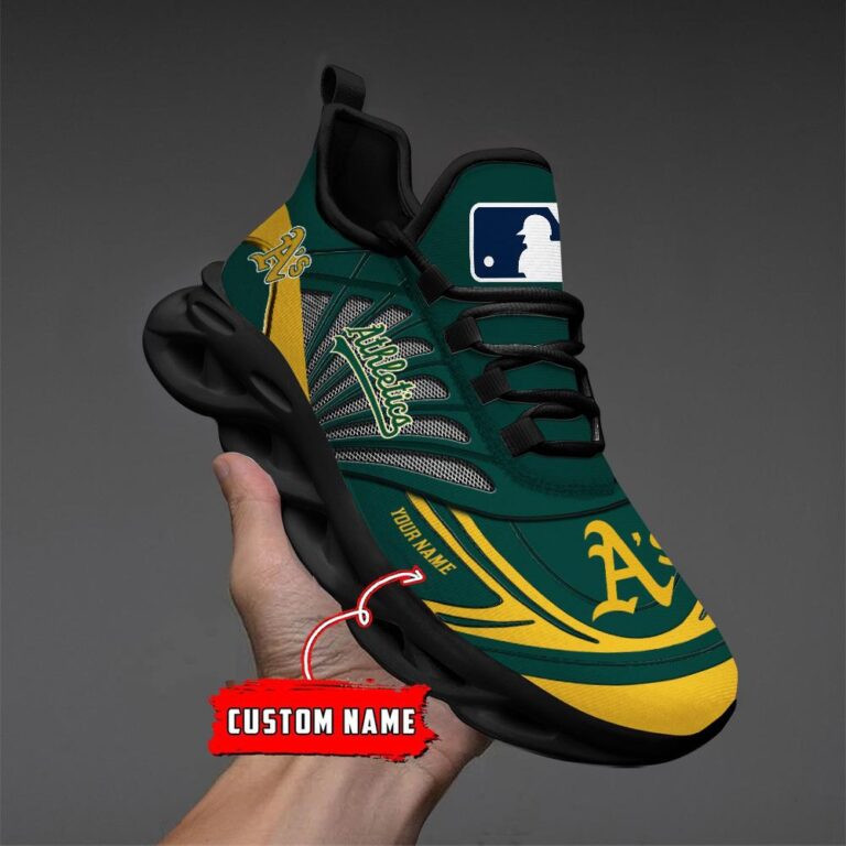 Oakland Athletics Max Soul Shoes Sneakers For Men And Women Calebmatthewhans