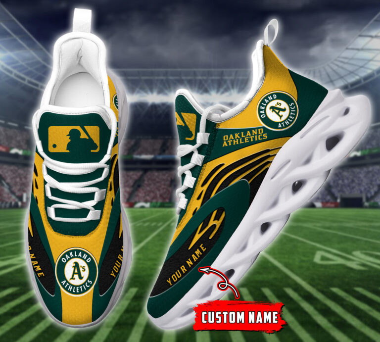 Oakland Athletics Max Soul Shoes Sneakers For Men And Women Calebmatthewhans