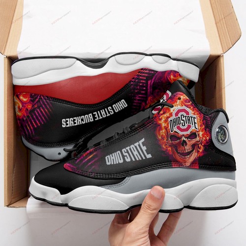 Ohio State Buckeyes AJ13 Sneakers Shoes For Men And Women Calebmatthewhans